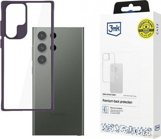 Samsung Galaxy S24 Ultra - 3mk Satin Armor Case+ Purple