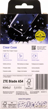 Etui do ZTE Blade A54 - 3mk Clear Case