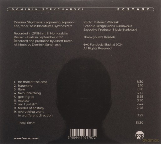 Dominik Strycharski: Ecstasy [CD]