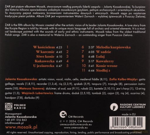Mosaik: Żar [CD]