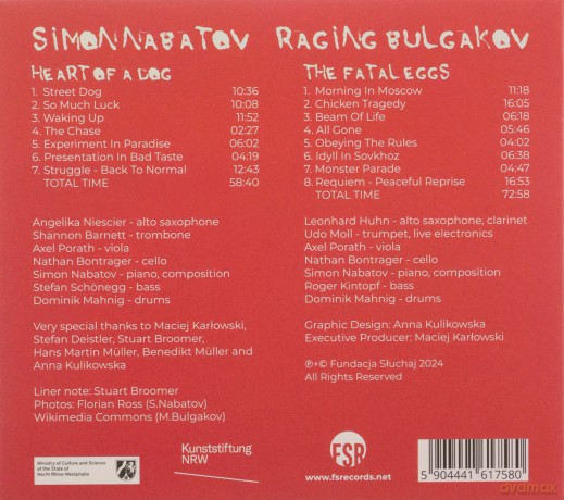 Simon Nabatov: Raging Bulgakov [2CD]