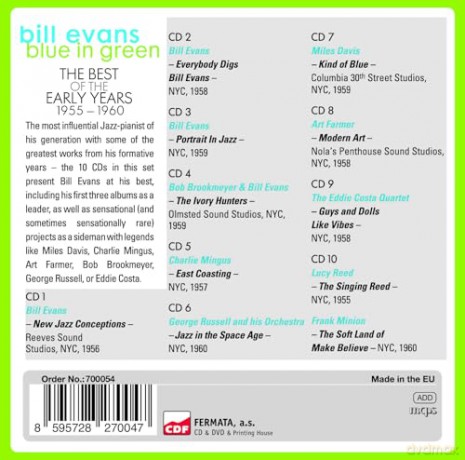 Bill Evans: Bill Evans - Blue In Green [10CD]