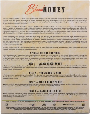 Blood Money: Four Classic Westerns Vol. 2 [4xBlu-Ray]