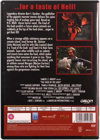 Food Of The Gods (Pokarm bogów) [DVD]
