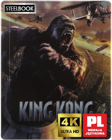 King Kong (Limited edition) (steelbook) [Blu-Ray 4K]+[2xBlu-Ray]