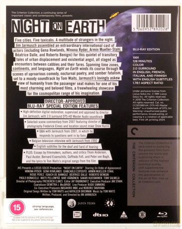 Night on Earth (Noc na Ziemi) [Blu-Ray]