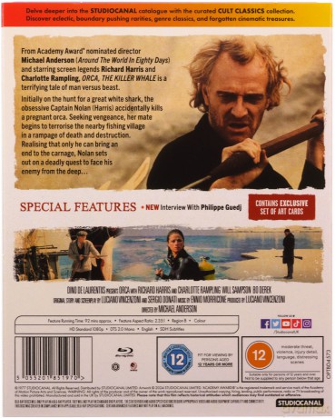 Orca. The Killer Whale (Cult Classics) (Orka - Wieloryb zabójca) [Blu-Ray]