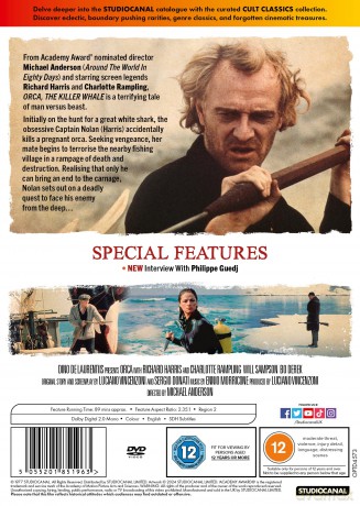 Orca. The Killer Whale (Cult Classics) (Orka - Wieloryb zabójca) [DVD]