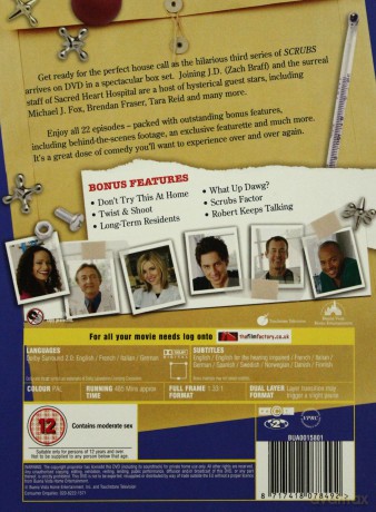 Scrubs Season 3 (Hoży doktorzy Sezon 3) [4DVD]