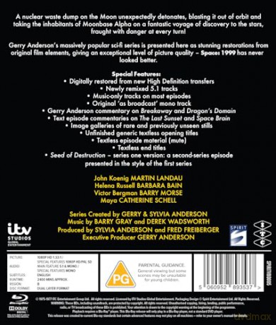 Space 1999: The Complete Series (Kosmos 1999) [4xBlu-Ray]