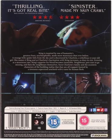 Sting (Gniazdo pająka) [Blu-Ray]