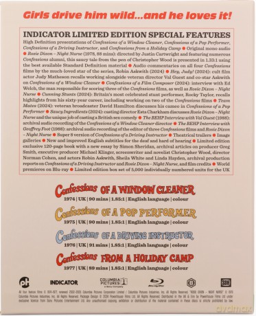 The Complete Confessions. 1974-1977 (Limited) [4xBlu-Ray]