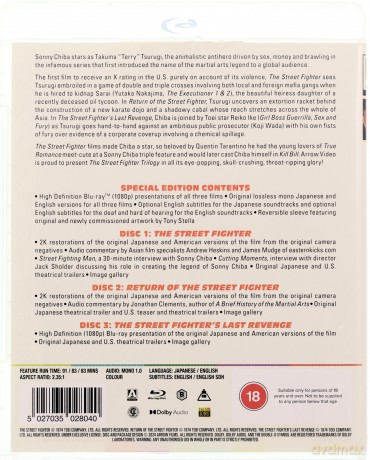 The Street Fighter Trilogy [3xBlu-Ray]
