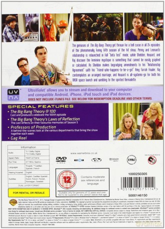 The Big Bang Theory Season 5 (Teoria Wielkiego Podrywu Sezon 5) [3DVD]