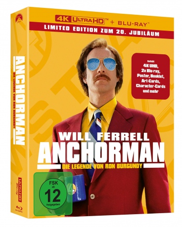 Anchorman: The Legend of Ron Burgundy (Legenda telewizji) [Blu-Ray 4K]+[2xBlu-Ray]