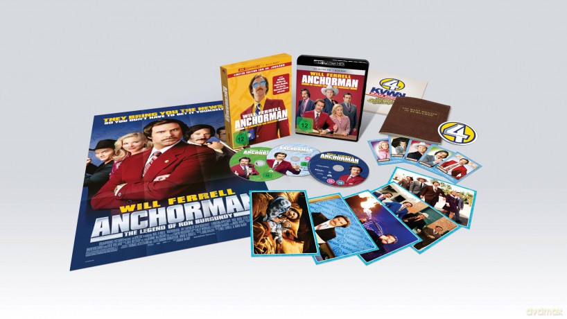 Anchorman: The Legend of Ron Burgundy (Legenda telewizji) [Blu-Ray 4K]+[2xBlu-Ray]