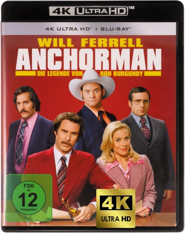Anchorman: The Legend of Ron Burgundy (Legenda telewizji) [Blu-Ray 4K]+[2xBlu-Ray]