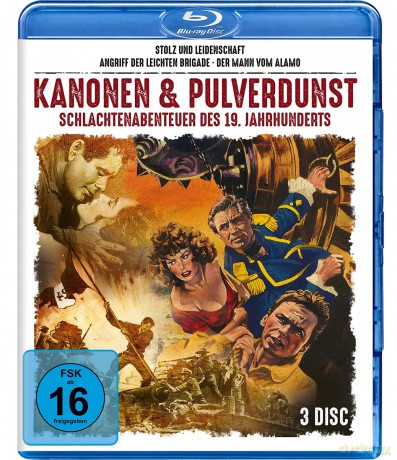Cannons & Powder Haze: The Pride and the Passion/ The Charge of the Light Brigade/ The man from the Alamo (Duma i namiętność/ Szarża lekkiej brygady/ Człowiek z Alamo) [3xBlu-Ray]