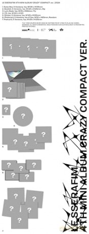 Le Sserafim: 4th Mini Album Crazy - Compact Ver. [CD]