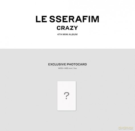 Le Sserafim: 4th Mini Album Crazy Vol.1 [CD]