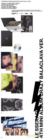Le Sserafim: 4th Mini Album Crazy Vol.1 [CD]