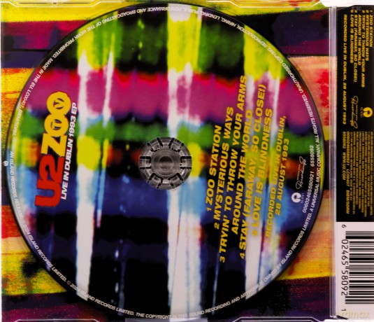 U2: Zoo Tv Live In Dublin 1993 - Ep [CD]