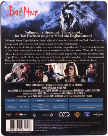 Bad Moon (Zły wpływ księżyca) (steelbook) [Blu-Ray]