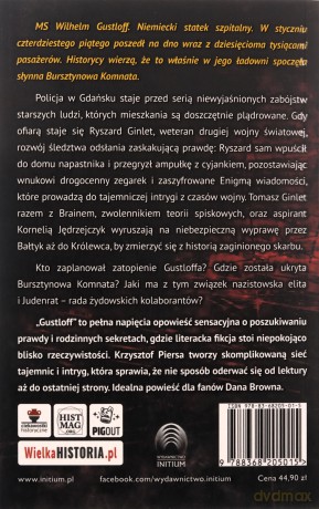 Gustloff. Tajemnica bursztynowej komnaty - Krzysztof Piersa [KSIĄŻKA]