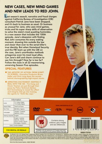 The Mentalist Season 5 (Mentalista Sezon 5) [5DVD]