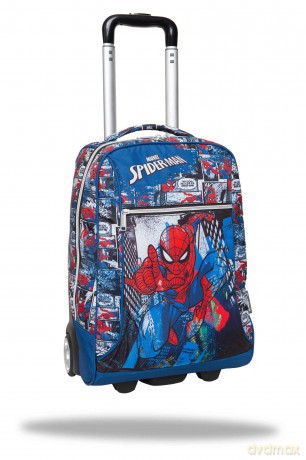 Plecak młodzieżowy na kółkach Disney Core Compact Spiderman