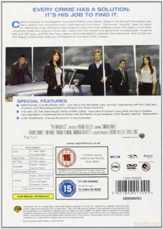 The Mentalist Season 2 (Mentalista Sezon 2) [5DVD]