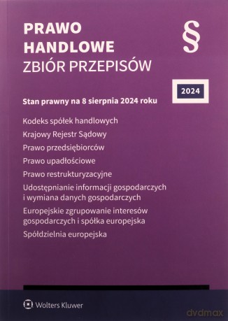 Prawo handlowe. Zbiór przepisów [KSIĄŻKA]