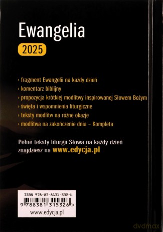 Ewangelia 2025 - mały format - ks. Maciej Warowny [KSIĄŻKA]
