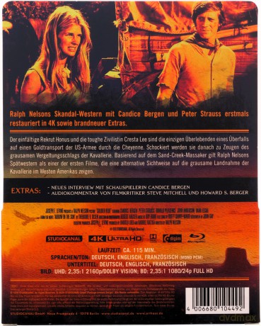 Soldier Blue (Niebieski żołnierz) (steelbook) [Blu-Ray 4K]+[Blu-Ray]