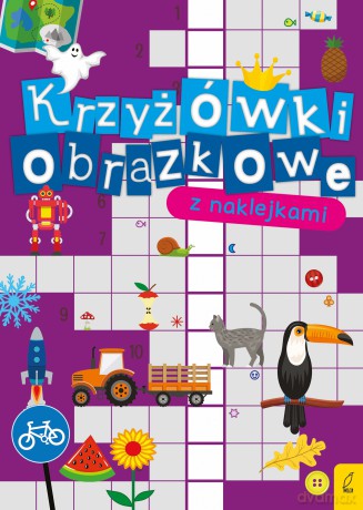 Krzyżówki obrazkowe z naklejkami [KSIĄŻKA]