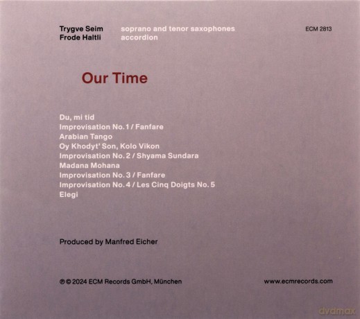 Trygve Seim: Our Time [CD]
