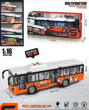 Autobus na batari z otwieranymi drzwiami