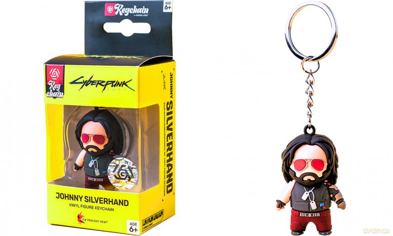 Brelok 3D Johnny Silverhand z serii Cyberpunk 2077