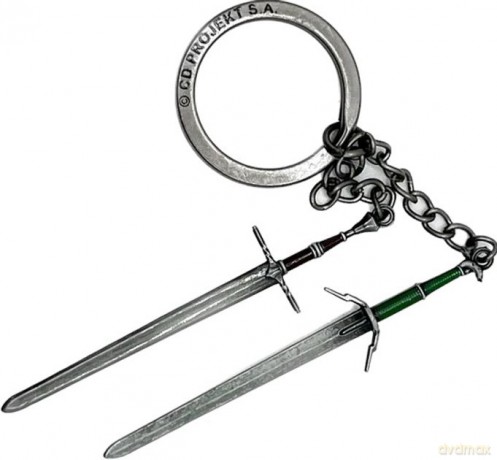 Brelok Geralt Two Swords z serii The Witcher 3