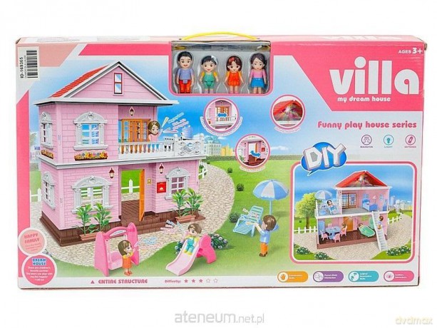 Domek dla lalek z figurkami