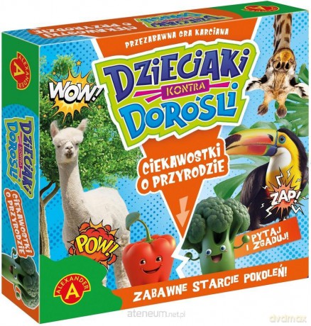 Dzieciaki kontra Dorośli. Ciekawostki o przyrodzie [GRA PLANSZOWA]