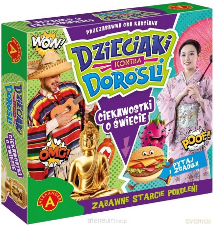 Dzieciaki kontra Dorośli. Ciekawostki o świecie [GRA PLANSZOWA]