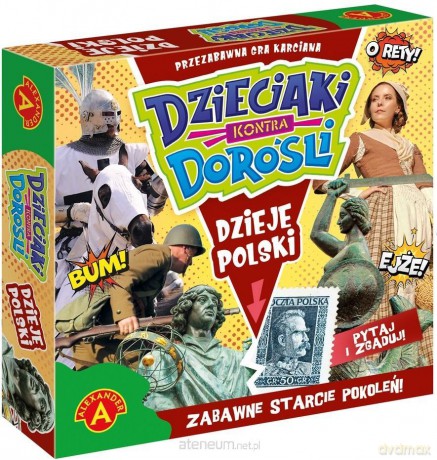 Dzieciaki kontra Dorośli. Dzieje Polski [GRA PLANSZOWA]