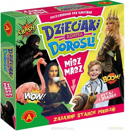 Dzieciaki kontra Dorośli. Misz masz [GRA PLANSZOWA]