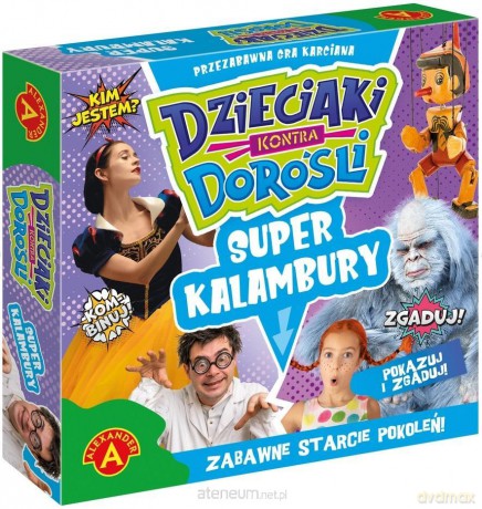 Dzieciaki kontra Dorośli. Super kalambury [GRA PLANSZOWA]