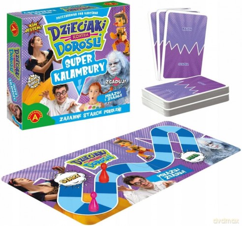 Dzieciaki kontra Dorośli. Super kalambury [GRA PLANSZOWA]
