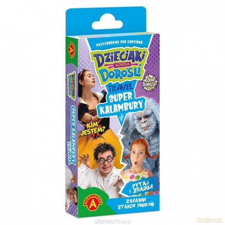 Dzieciaki kontra Dorośli. Super kalambury Travel [GRA]