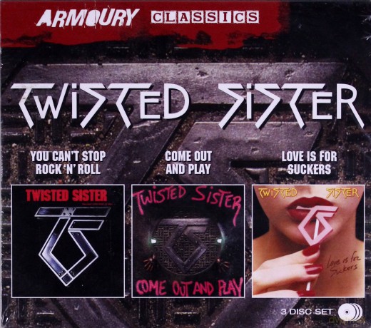 Twisted Sister: You Can't Stop Rock N Roll Come Out And Play Love Is For Suckers [3CD]
