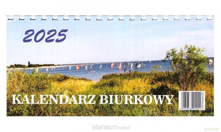Kalendarz 2025 biurkowy poziomy [KALENDARZ]