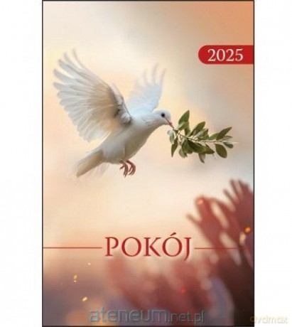 Kalendarz 2025 kieszonkowy Pokój - gołębica [KALENDARZ]
